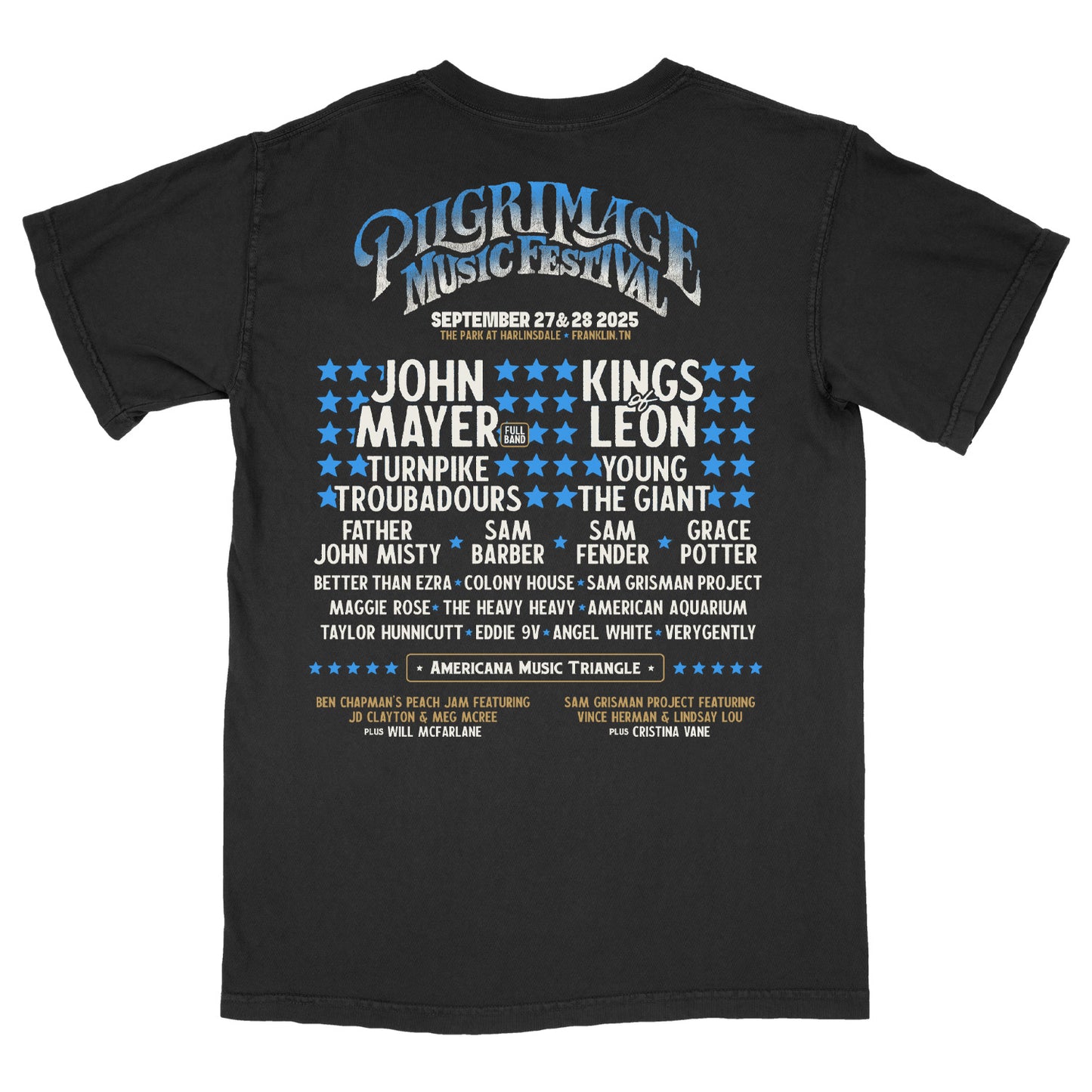 Unisex 2025 Black Event Tee