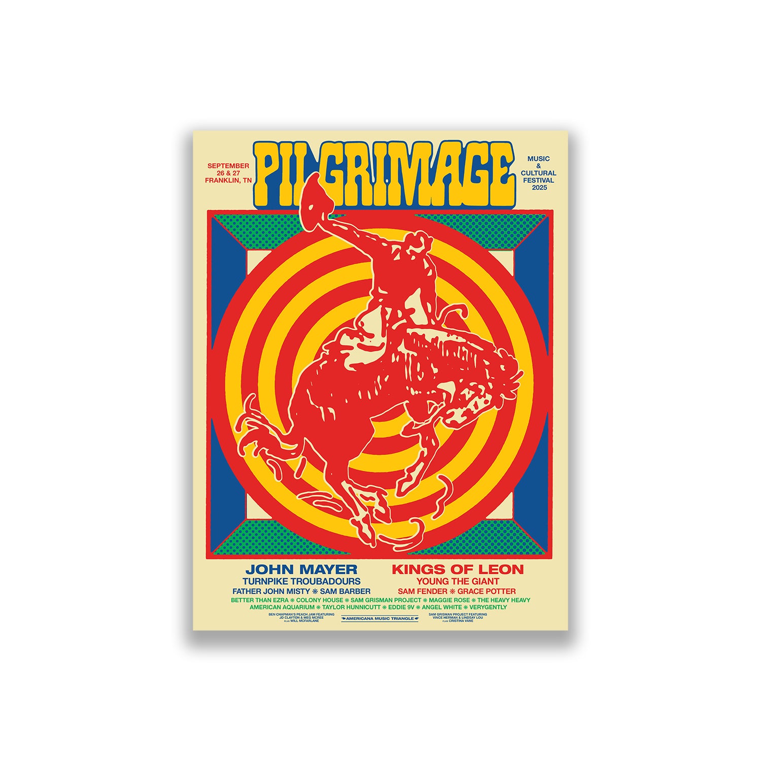 2025 Limited Edition Poster – Pilgrimage Festival