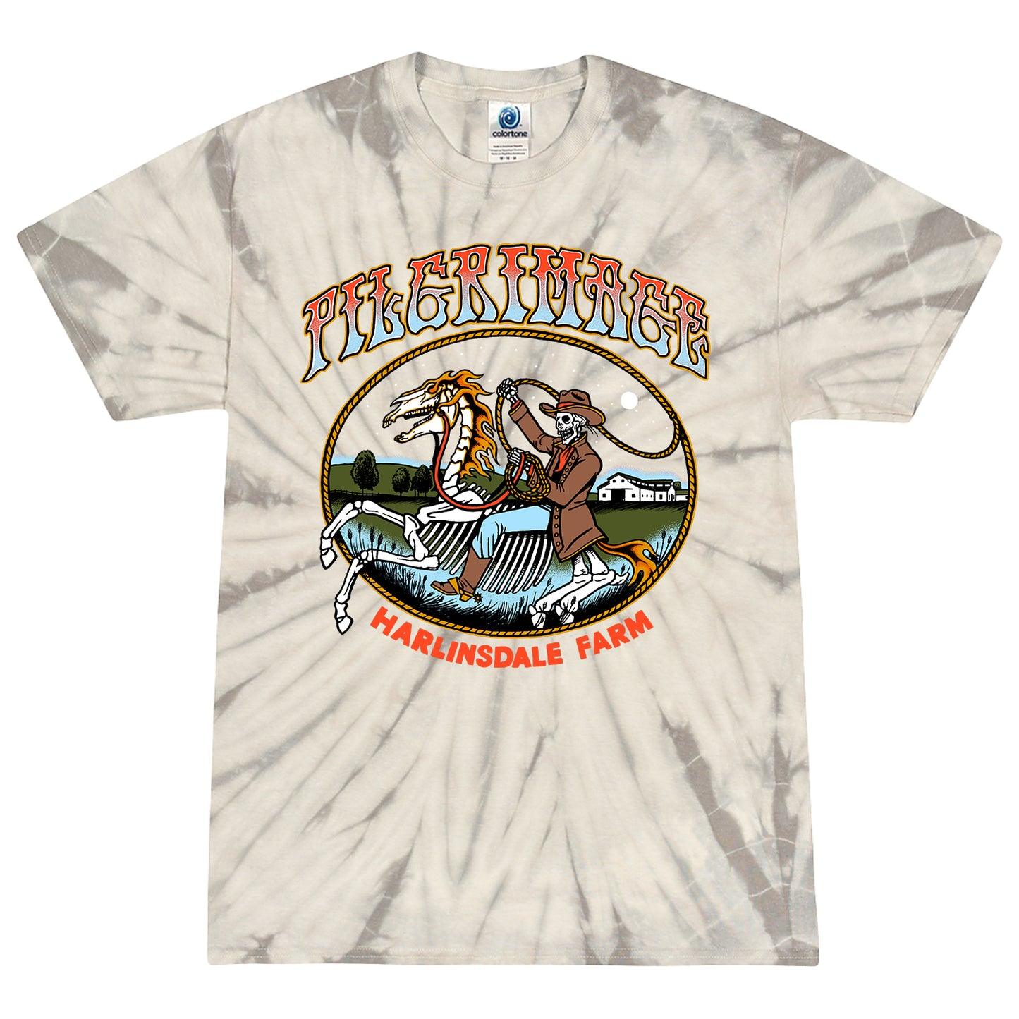 Skeleton Unisex Tie Dye Tee